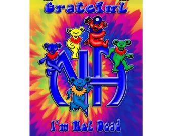NA I'm Not Dead  Matte Vertical Posters - Narcotics Anonymous Poster