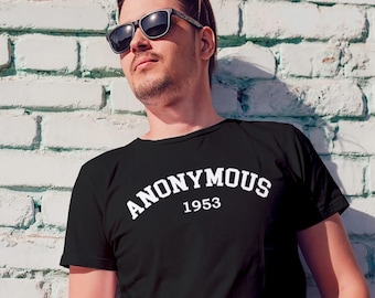 ANONYMOUS 1953 Unisex Ultra Cotton T-Shirt, Recovery Tee Narcotics Anonymous Shirt