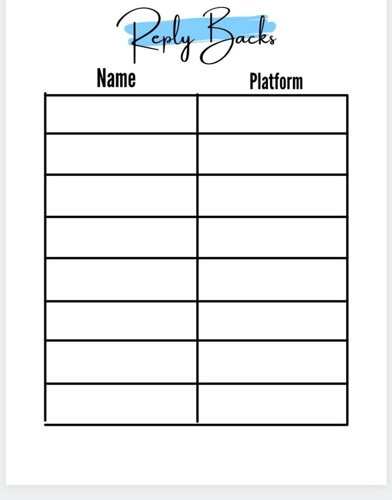 Social media daily planner printable daily planner printable business