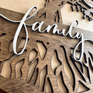 Rustic Family Tree Sign Personalized Family Tree Sign: Rustic Wood Wall Decor, Custom Names - Etsy