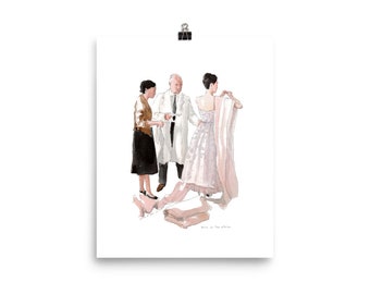 Print: Monsieur Dior in the atelier