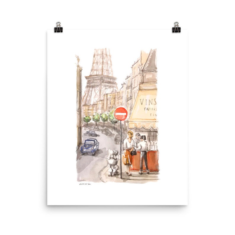 La flaneuse Print