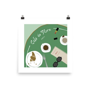 Print: Un café s&#39;il vous plait