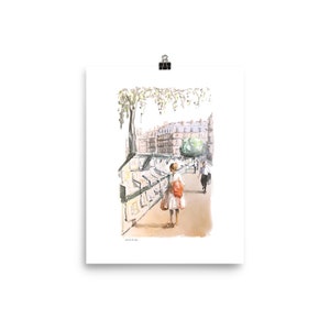 Grabado: Les bouquinistes