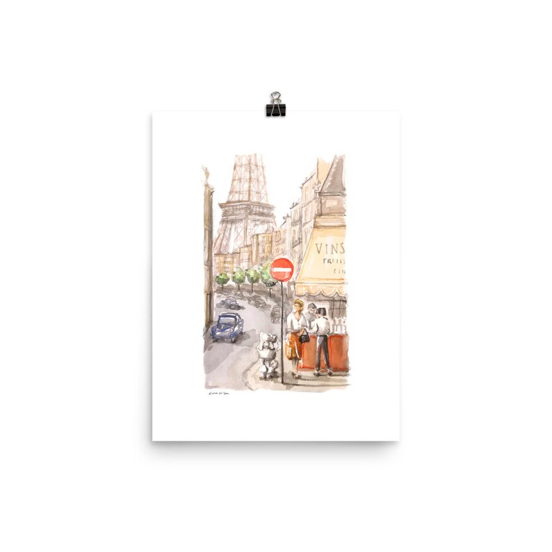 La flaneuse Print
