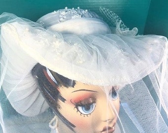 Rare Vintage Wedding Hat