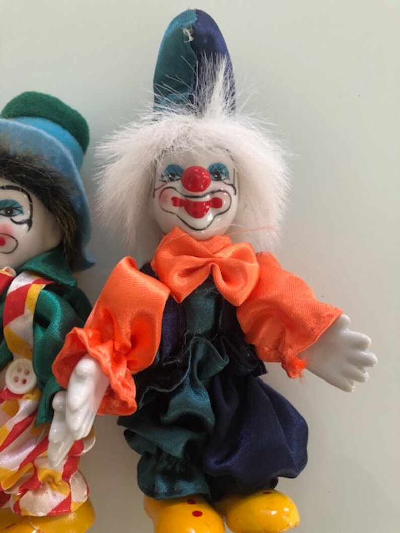 3 Vintage Ceramic Clowns Part 2 Etsy