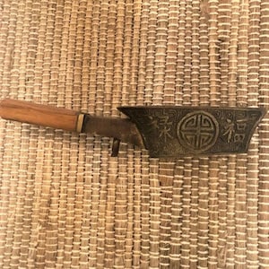 Antique Chinese silk Iron