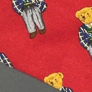 100% silk Ralp Lauren Professional tie Polo Bear