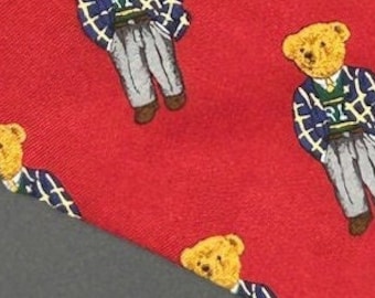100% silk Ralp Lauren Professional tie Polo Bear