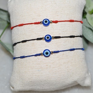 Evil Eye Bracelet, Evil Eye Jewelry, Evil Eye String Bracelets, Friendship Bracelet
