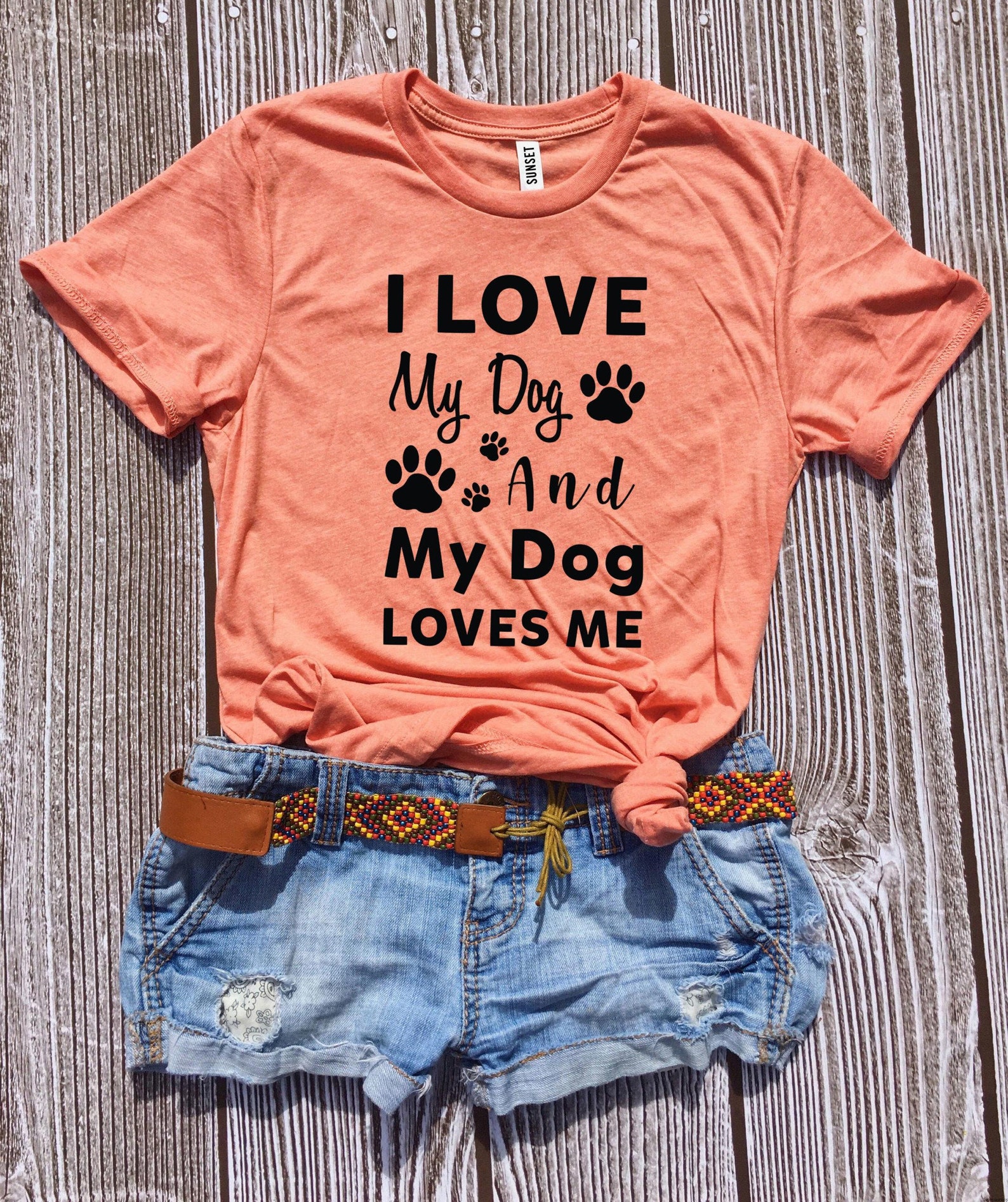 I Love My Dog and My Dog Loves Me Tshirt Dog Owner Shirt Etsy