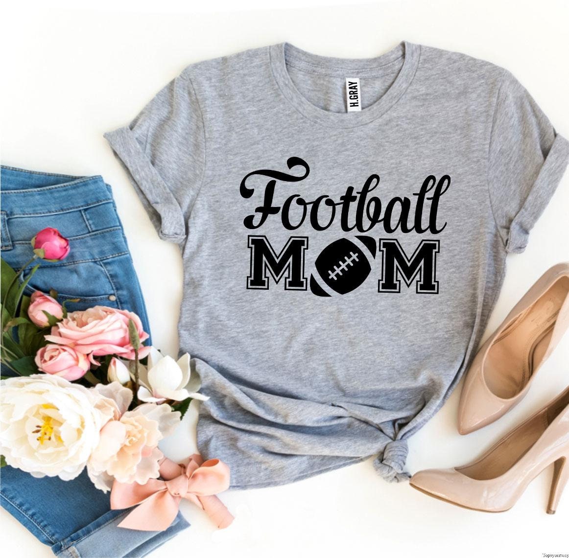 Football Mom T-shirt Football Shirt Gift for Mom Shirts for - Etsy