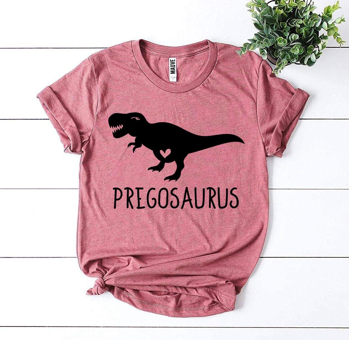 Pregosaurus T-shirt Birthday Shirt Dinosaur Shirt Saurus - Etsy