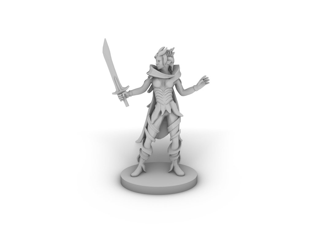 Dryad Ranger Tabletop DND Gaming Miniature - Etsy