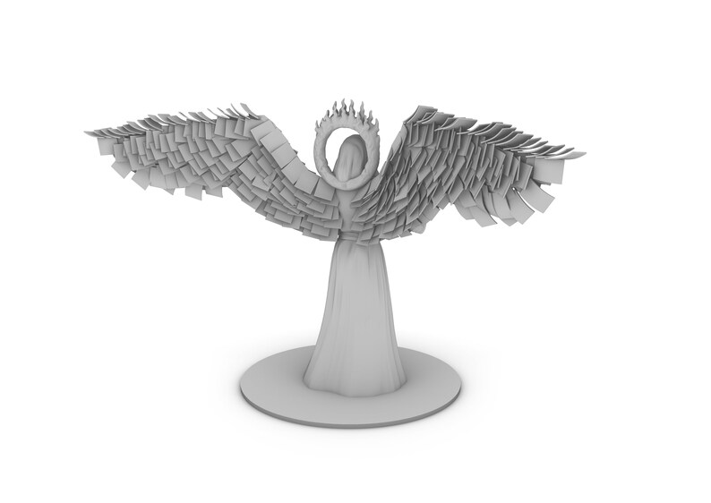 Angel of Knowledge Tabletop DND Gaming Miniature - Etsy