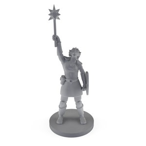 Female Dragonborn Paladin Cleric Tabletop DND Gaming Miniature