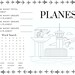 2 Airplanes Activity Placemats, Kids Coloring Pages, Children Coloring ...