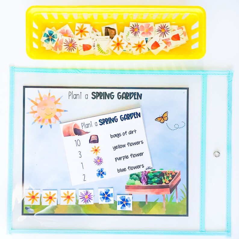 preschool unit study printables, spring counting activities for preschoolers spring math activities for preschoolers spring number activities preschool montessori math