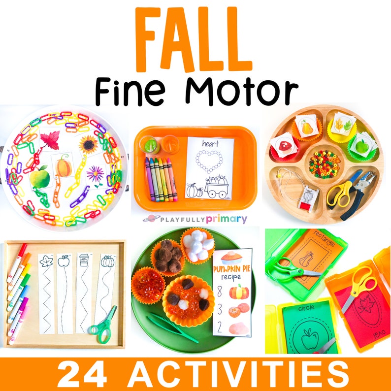 Fine Motor Activities Bundle | Preschool & Pre-K Fine Motor Skills | Kindergarten Centers | Homeschool OT image 2