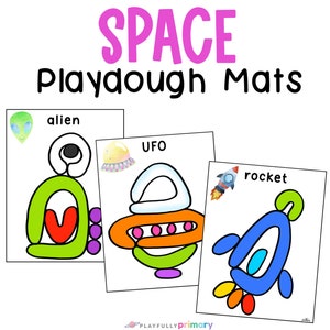 Space Play-deegmatten, Outer Space-printables, Space Kids-activiteit, Space Kids-activiteit, Space Homeschool Outer Space Unit Study
