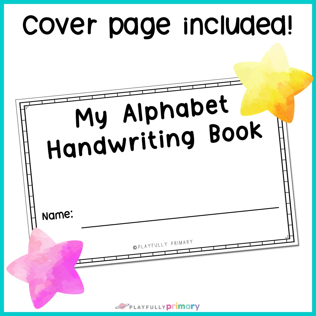 Alphabet Writing Book for Preschool and Kindergarten | 5 & 4 Year Olds ...