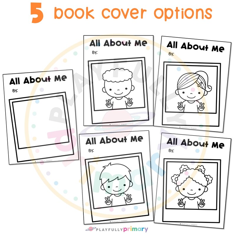 All About Me Crafts for Kids Printable | Preschool Craft Templates for ...