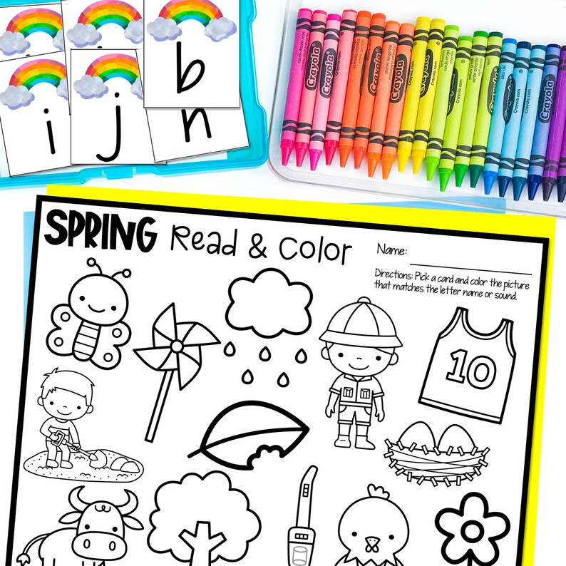 spring homeschool worksheets spring beginning sounds worksheets for preschool and kindergarten spring coloring sheets