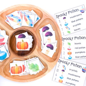 Kindergarten Halloween Activity Bundle, Halloween Worksheets for Kindergarten, October Homeschool Printables Kindergarten Centers image 3