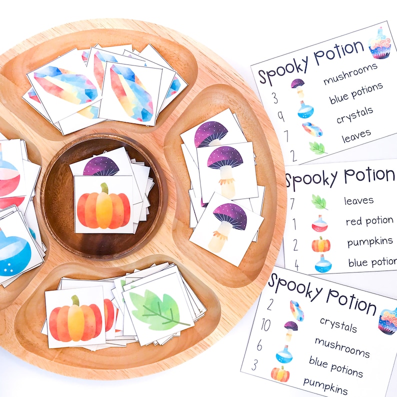 Kindergarten Halloween Activity Bundle, Halloween Worksheets for Kindergarten, October Homeschool Printables Kindergarten Centers image 3