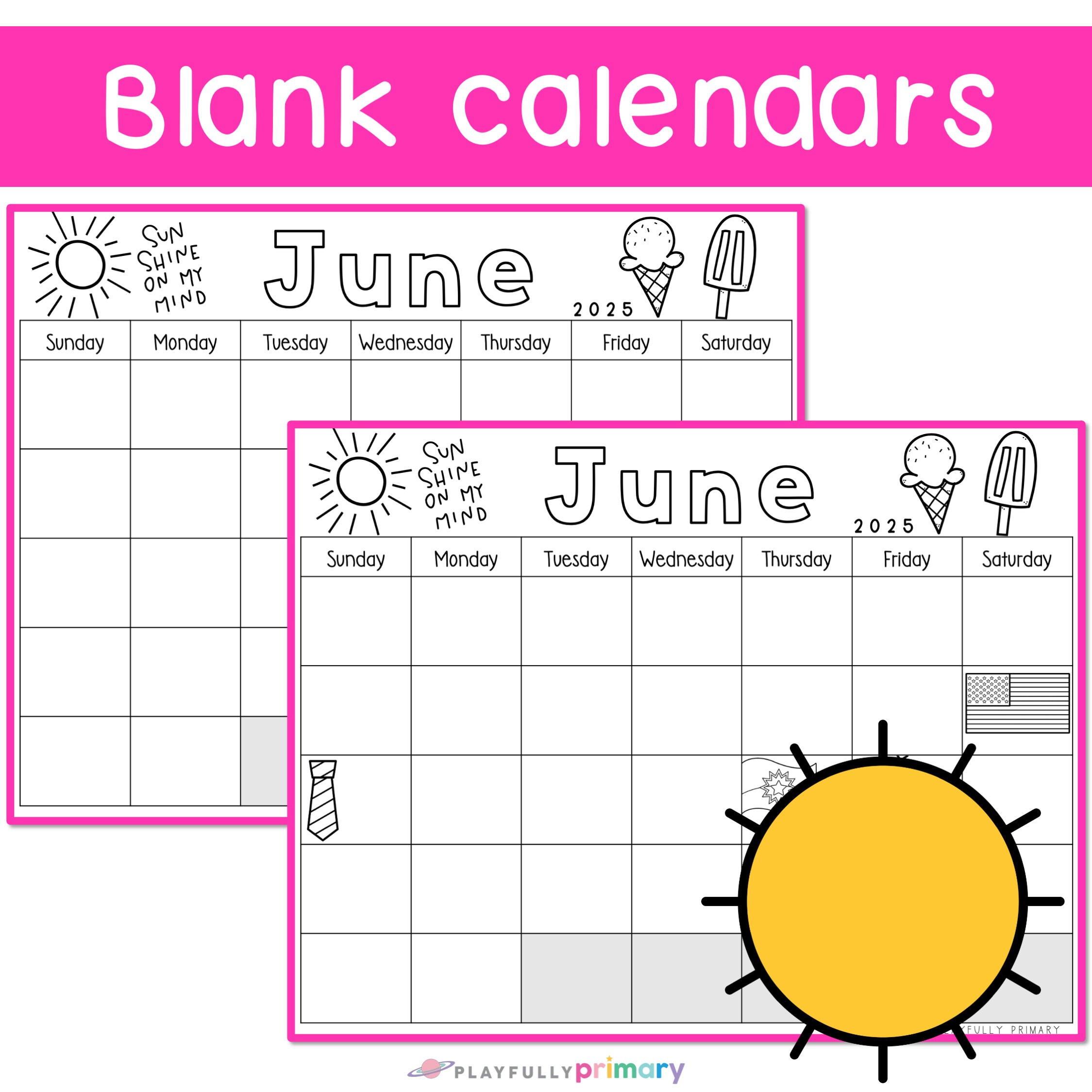 June Calendar 2025 Printable Calendar Tracing Worksheets, Calendar Traceable Kindergarten