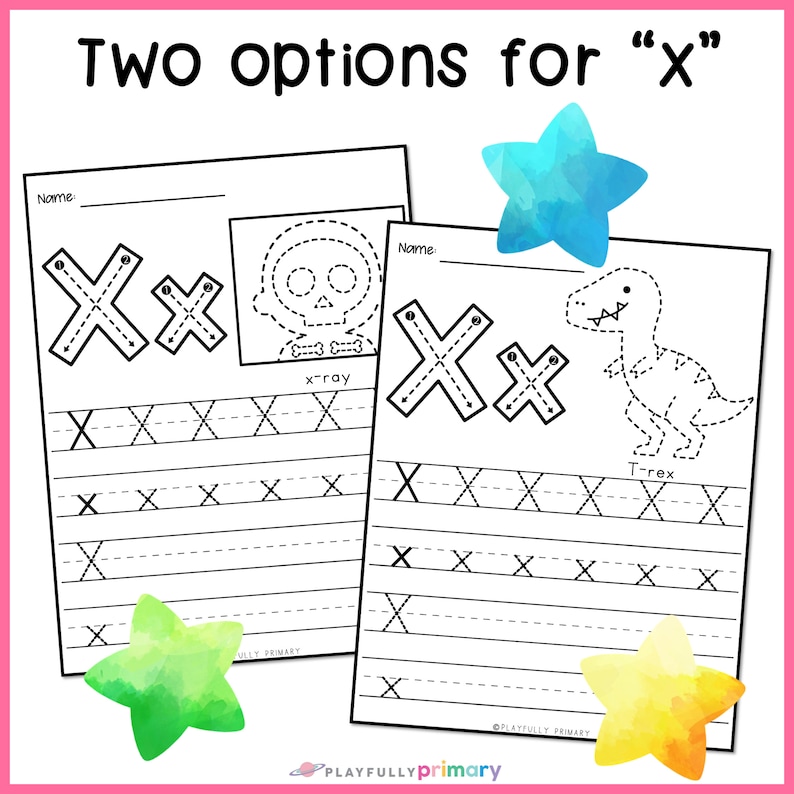 Alphabet Tracing Worksheets | Handwriting Practice for Kids | Letter Formation Printable for Kindergarten, 1st Grade, Preschool, Homeschool