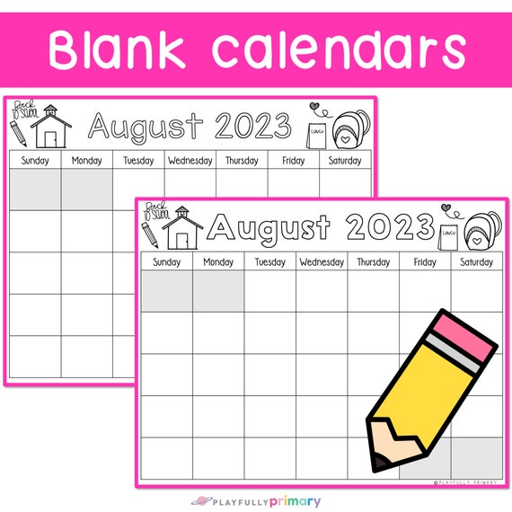August 2023 Calendar Printable, Kindergarten Calendar Tracing Worksheets,  Homeschool Montessori Calendar Printable, Traceable Calendar - Etsy