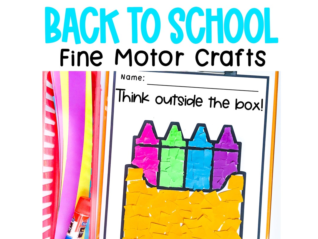 Easy Preschool Craft Kit, Kindergarten Prek Craft, Homeschool Crafts