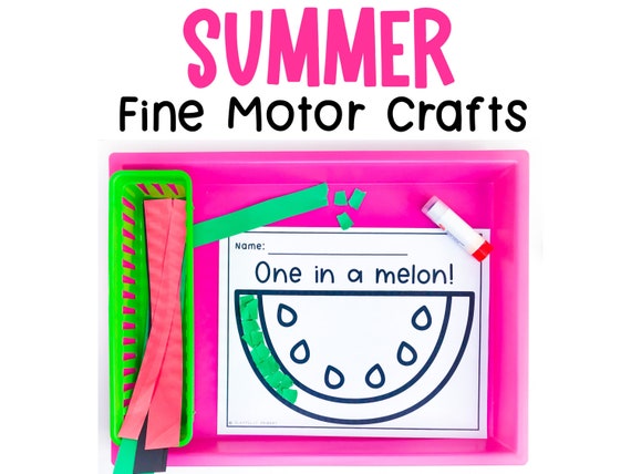 Summer Crafts for Kids Printable | Preschool Craft Templates for Kindergarten | Summer Unit Study Homeschool