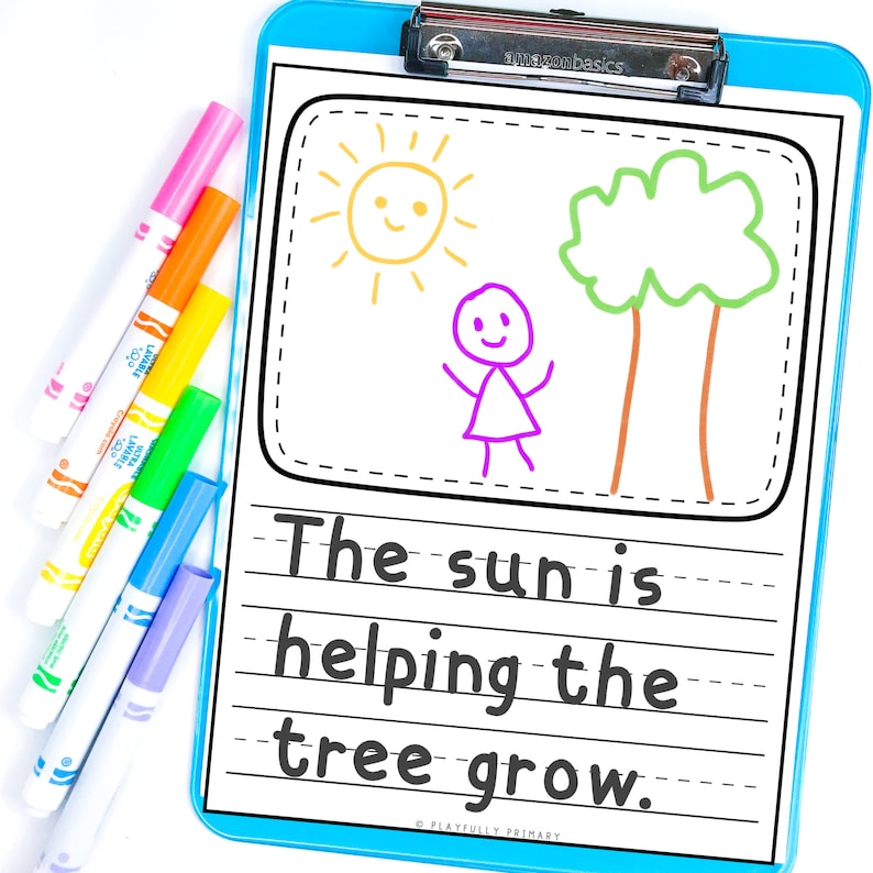Montessori printable writing preschool journal printable
