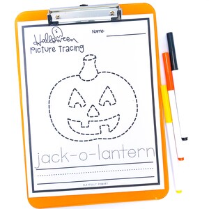 Kindergarten Halloween Activity Bundle, Halloween Worksheets for Kindergarten, October Homeschool Printables Kindergarten Centers image 6