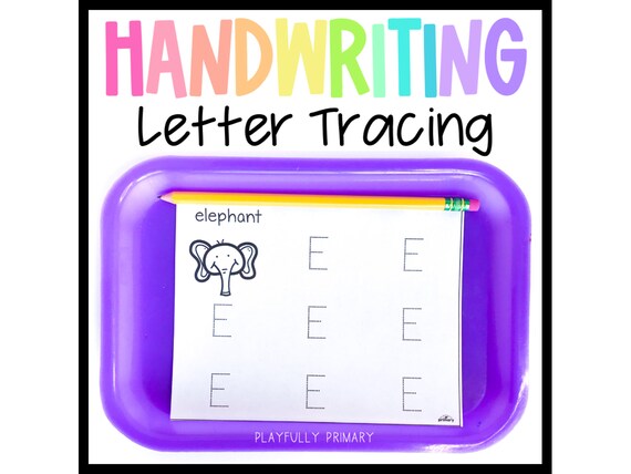 alphabet letter tracing worksheets a z beginning sounds etsy