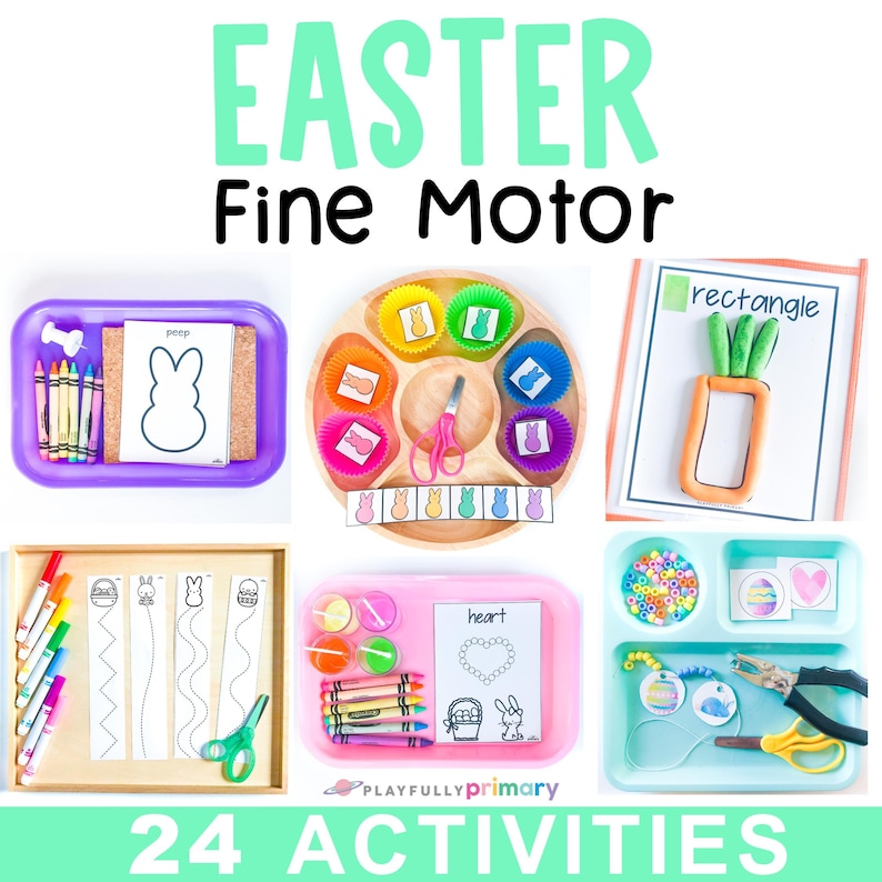 Fine Motor Activities Bundle | Preschool & Pre-K Fine Motor Skills | Kindergarten Centers | Homeschool OT image 12