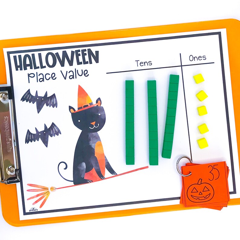 Kindergarten Halloween Activity Bundle, Halloween Worksheets for Kindergarten, October Homeschool Printables Kindergarten Centers image 4