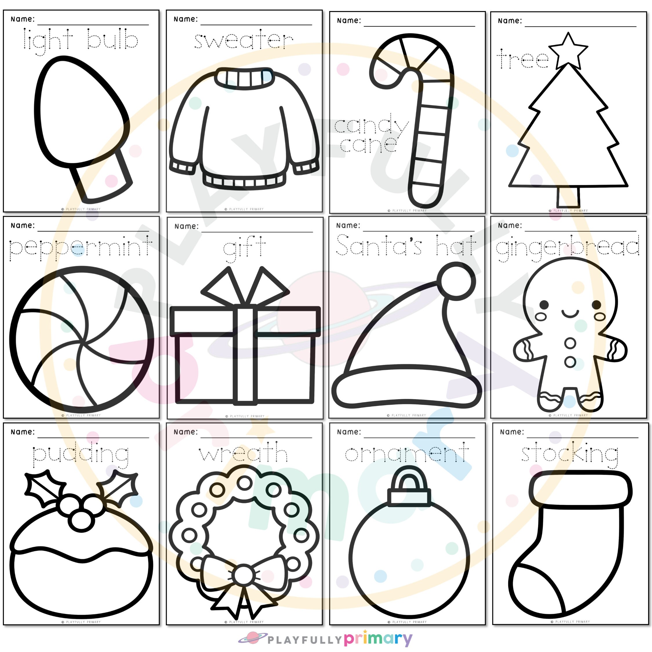 Christmas Crafts for Kids Classroom Printable, Kindergarten Preschool ...