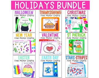The Ultimate Holiday Crafts for Kids Bundle