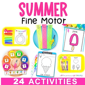 Printable Summer Activity Pack for Kids | Homeschool Worksheets | Kindergarten & Preschool Fun Summer Screen Free Kids Activities