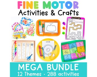 Fine Motor Activities Bundle | Preschool & Pre-K Fine Motor Skills | Kindergarten Centers | Homeschool OT
