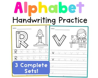 Handwriting Practice Worksheets | Alphabet Tracing & Letter Formation for Preschool, Pre-K and Kindergarten