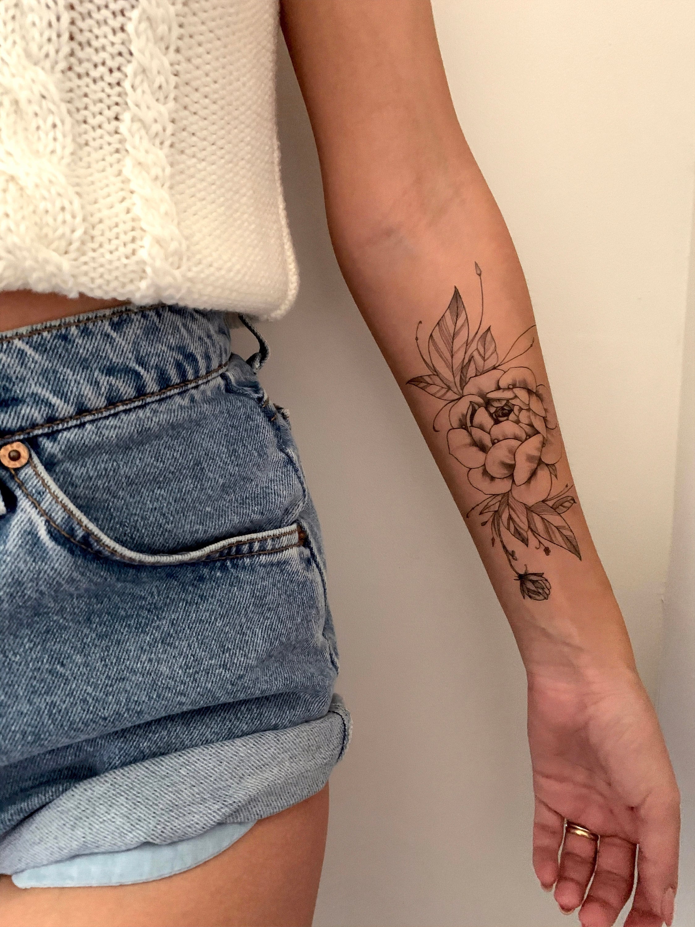 Lower Arm Tattoo Designs For Girls