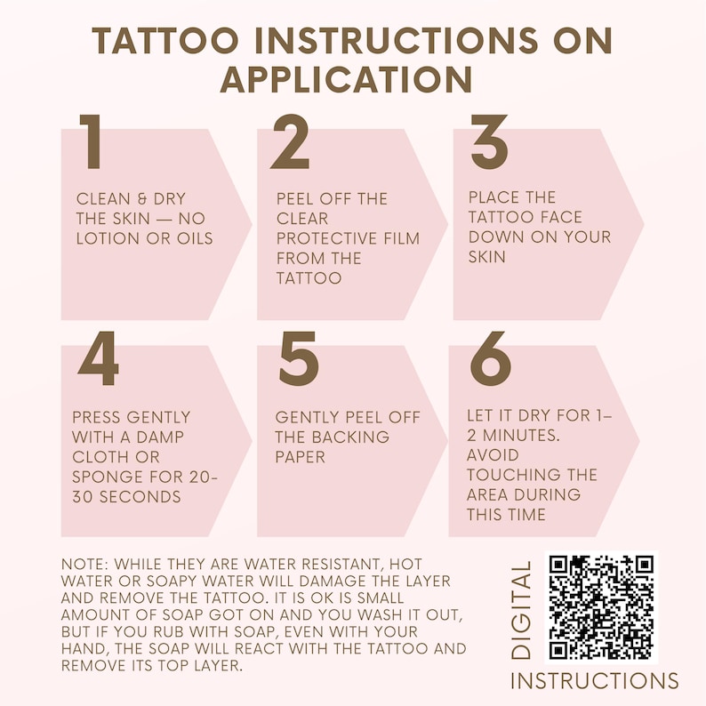 Custom Temporary Tattoos – Your Design Made to Order – Pre-Cut, Skin-Safe, Waterproof, Personalized Tattoos – Fast Shipping image 2