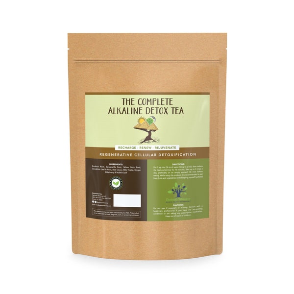 Alkaline Detox Complete Herbal Tea | Recharge ~ Renew ~ Rejuvenate | Regenerative Cellular Detoxification