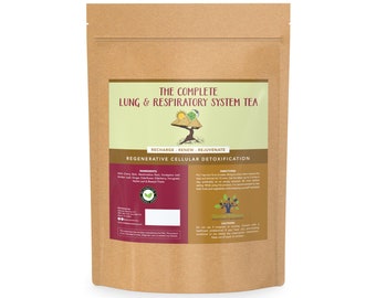 Lung & Respiratory System Complete Herbal Tea | Recharge ~ Renew ~ Rejuvenate | Regenerative Cellular Detoxification