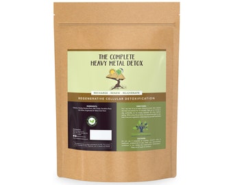 Heavy Metal Detox Complete Herbal Tea | Recharge ~ Renew ~ Rejuvenate | Regenerative Cellular Detoxification